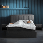 FREYA PACK LIT AVEC RANGEMENT+2 CHEVETS + MATELAS