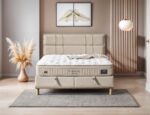 TESLA SOMMIER AVEC RANGEMENT+MATELAS+LINGE DE LIT – Image 4