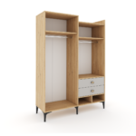 BELLA GRIS ARMOIRE 4 PORTES – Image 2