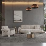 HERMES SALON 3+3+1+1 AVEC TABLE D'APPOINT – Image 4
