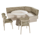 ORKIDE TABLE RONDE +CORNER +2 CHAISES