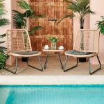 BRISTO 2 CHAISES + TABLE D'APPOINT – Image 2