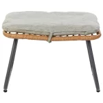 PALM 2 CHAISES+2POSES PIEDS+TABLE D'APPOINT – Image 5