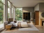 NOVA PACK LIT 160x200CM +2 CHEVETS+COMMODE + MIROIR – Image 2