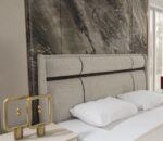 ORION PACK LIT 180X200 CM + 2 CHEVETS + COMMODE + MIROIR + POUF – Image 5