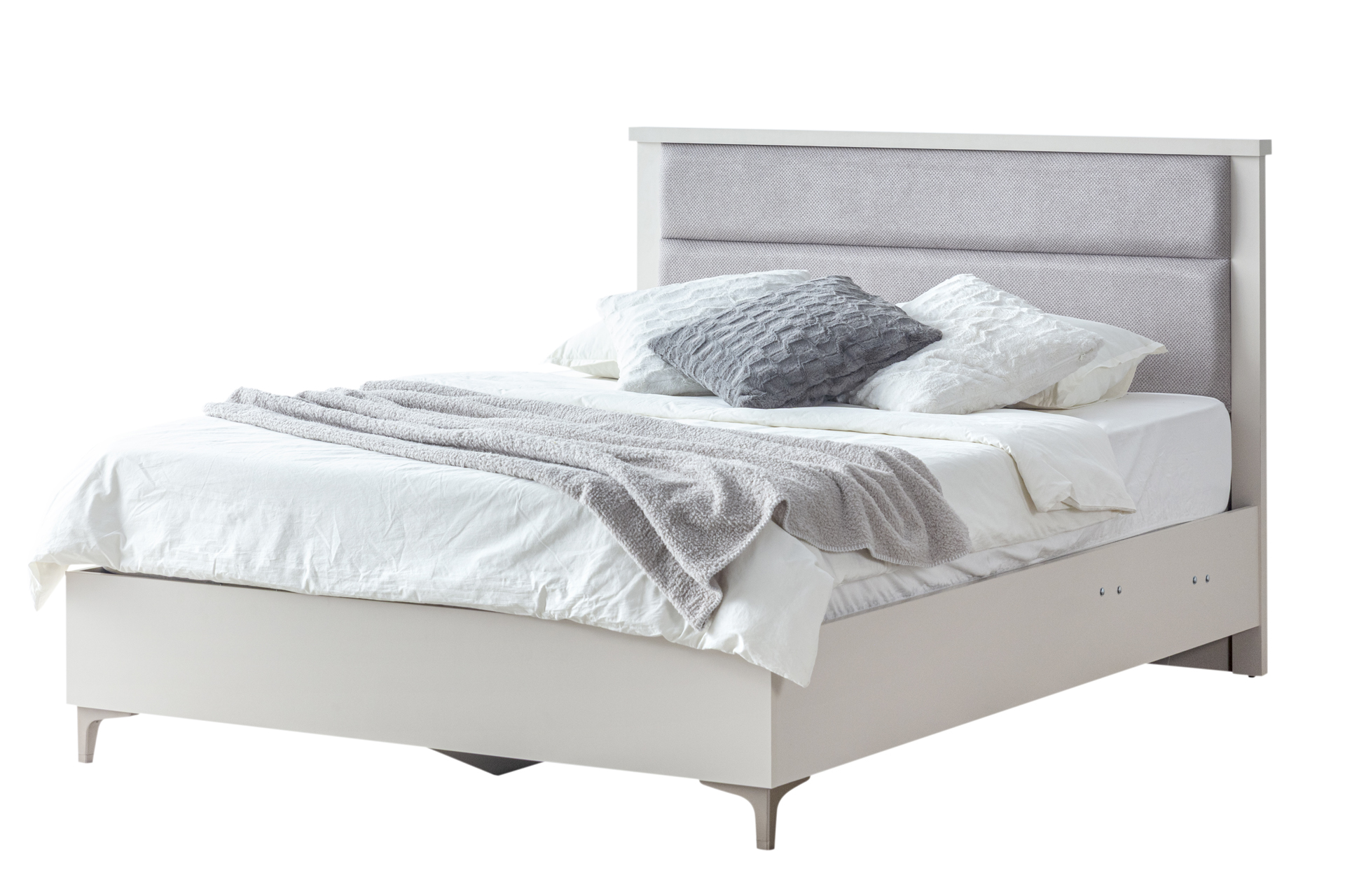 ADA PACK LIT 160X200 CM + 2 CHEVETS + COMMODE + MIROIR – Image 7
