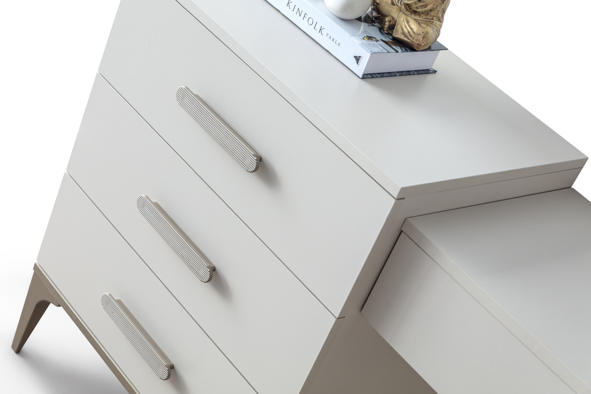 ADA PACK LIT 160X200 CM + 2 CHEVETS + COMMODE + MIROIR – Image 12
