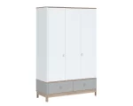 BONO ARMOIRE 3 PORTES GRIS