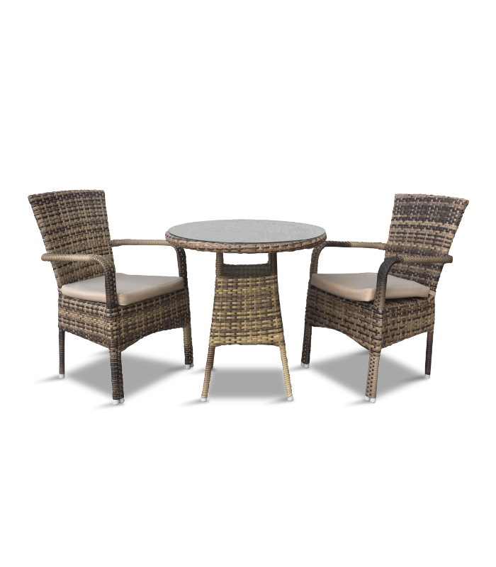 AZUR SALLE A MANGER  70 CM + 2 CHAISES