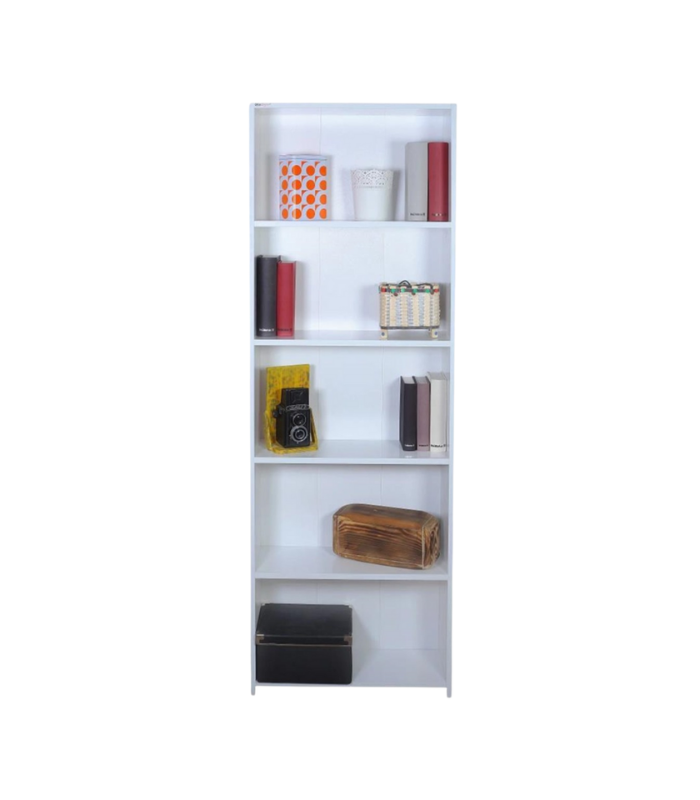 BIBLIOTHEQUE 5 NIVEAUX BLANC