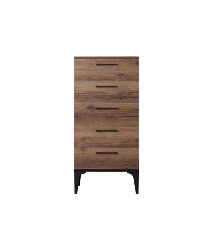 LUPO CHIFFONIER 5 TIROIRS NOYER