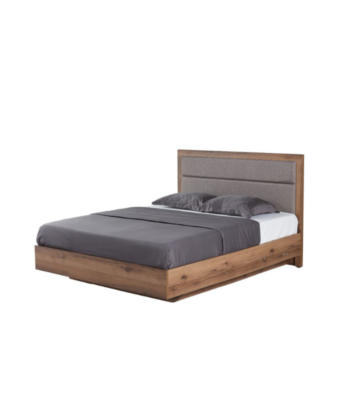 LUPO PACK LIT 160X200 + 2 CHEVETS + COMMODE + MIROIR NOYER