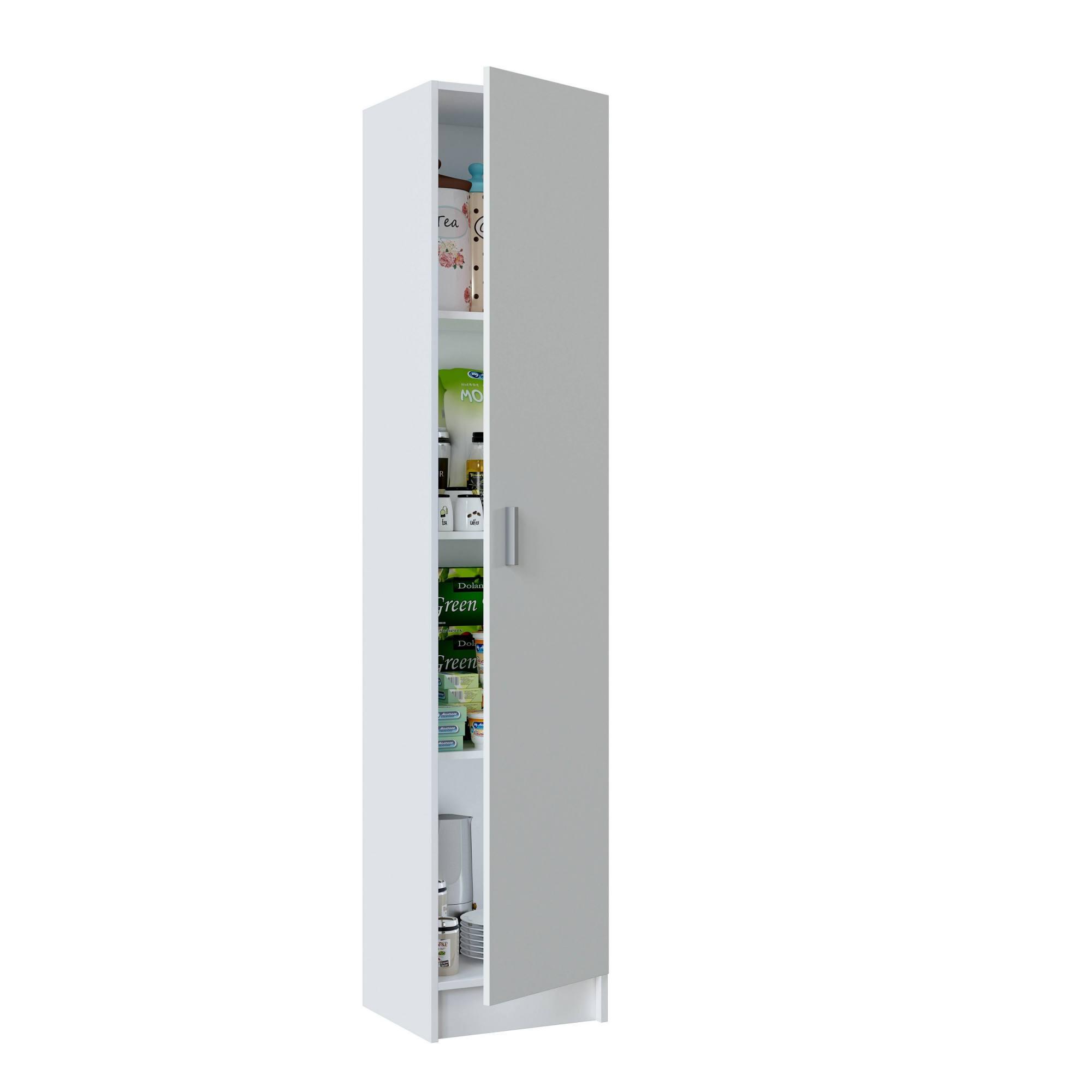 MULTISOS ARMOIRE DE RANGEMENT 1 PORTE BLANC